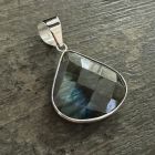 Labradorite Tear Drop Pendant